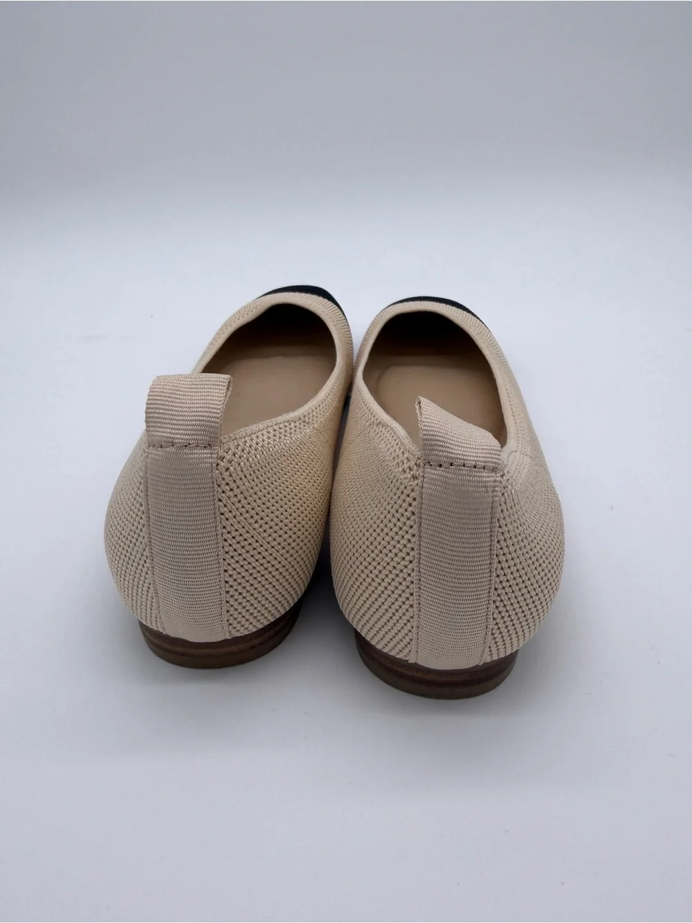 MIA Rasia Ballet Flats Beige Cap Toe Women's - 8.5